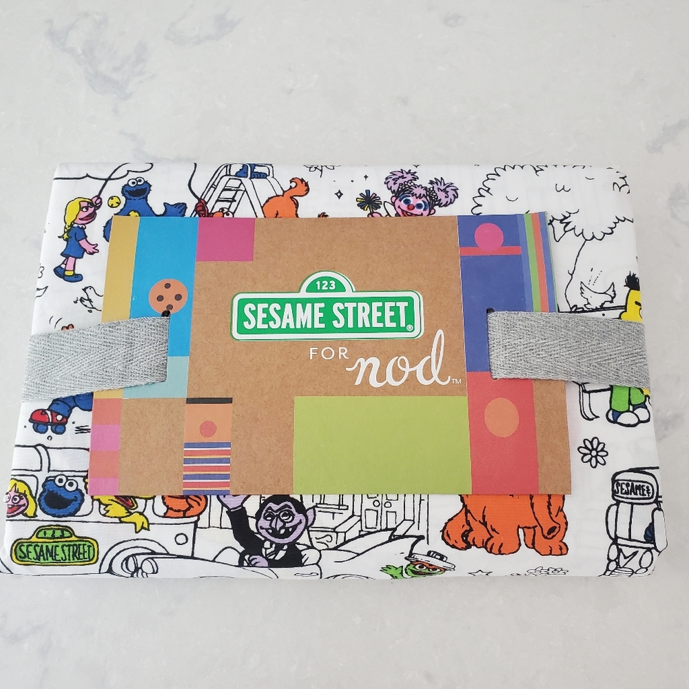 Sesame Street NWT crib sheet land of nod